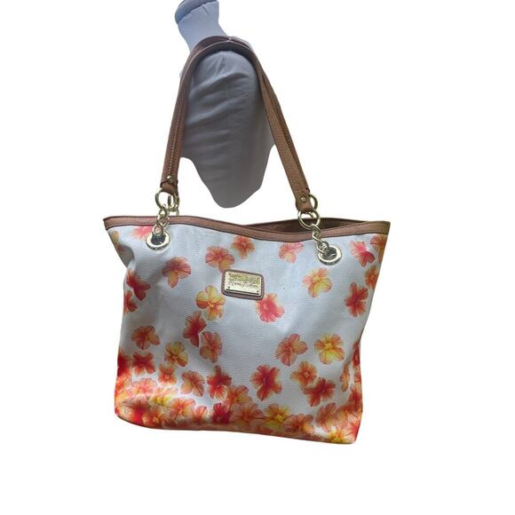 Marc Fisher Spring Bouquet Floral Tote - Picture 3 of 16